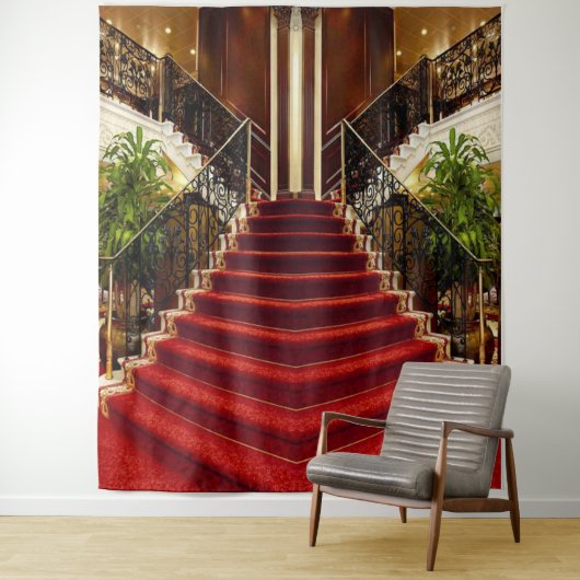 Hintergrund der Treppe Wandteppich (Beispiel)