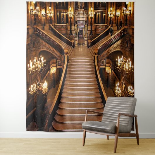 Hintergrund der Treppe Wandteppich (Beispiel)