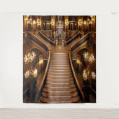 Hintergrund der Treppe Wandteppich (Vorderseite)