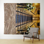 Hintergrund der Treppe Wandteppich (Beispiel (Horizontal))