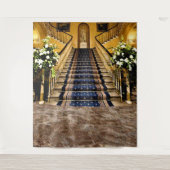 Hintergrund der Treppe Wandteppich (Vorderseite)