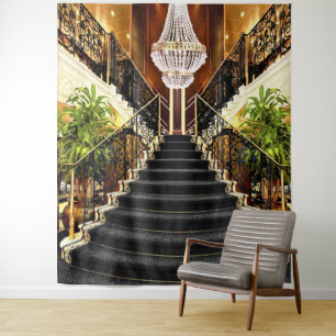 Hintergrund der Treppe Wandteppich