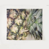 Hintergrund der tropischen Ananas-Fotografie Wandteppich (Vorderseite (Horizontal))
