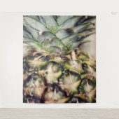 Hintergrund der tropischen Ananas-Fotografie Wandteppich (Vorderseite)
