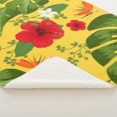 Hintergrund der tropischen Blume 10 Sherpadecke (3/4)