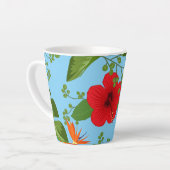 Hintergrund der tropischen Blume 12 Milchtasse (Linke Ecke)