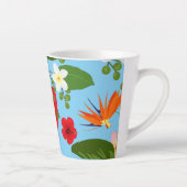 Hintergrund der tropischen Blume 12 Milchtasse (Rechts)