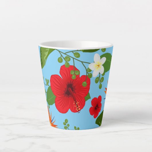 Hintergrund der tropischen Blume 12 Milchtasse (Vorderseite)