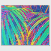 Hintergrund der tropischen Palmenblätter. Palmenbl Geschenkpapier (Flach)