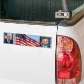 Hintergrund der Trump Vance Autoaufkleber-Flagge 2 Autoaufkleber (Auf Lkw)