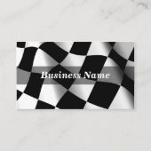 Hintergrund der überprüften Flagge Visitenkarte (Vorderseite)