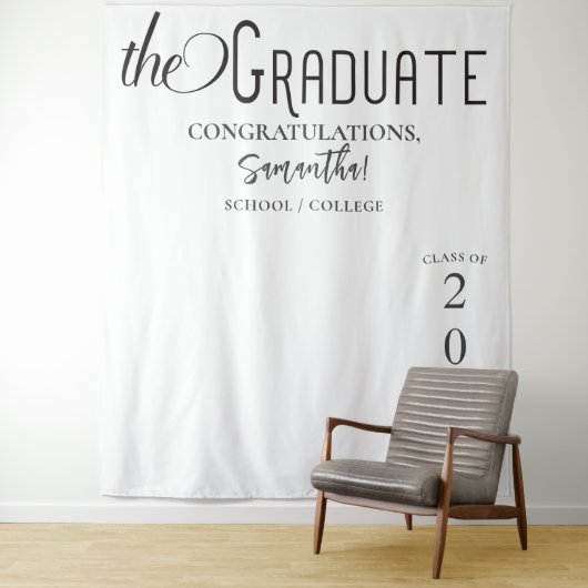 Hintergrund der Uni an der High School Wandteppich (Beispiel)