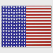 Hintergrund der US Flagge Geschenkpapier (Flach)