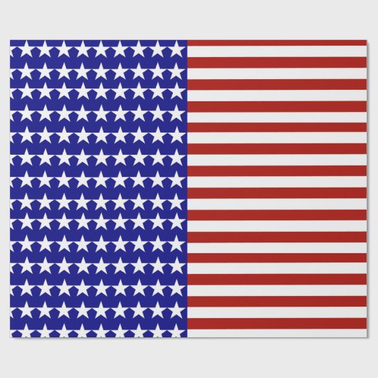 Hintergrund der US Flagge Geschenkpapier (Flach)