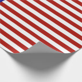 Hintergrund der US Flagge Geschenkpapier (Ecke)