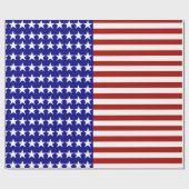 Hintergrund der US Flagge Geschenkpapier (Flach)