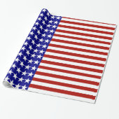Hintergrund der US Flagge Geschenkpapier (Ungerollt)