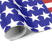 Hintergrund der US Flagge Geschenkpapier (Rolleneckpunkt)