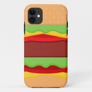 Hintergrund der Vector Burger-Zeit Case-Mate iPhone Hülle