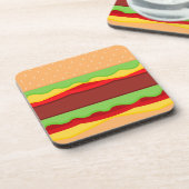 Hintergrund der Vector Burger-Zeit Untersetzer (Linke Seite)