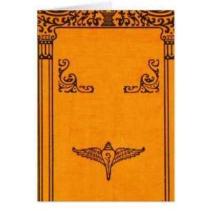 Hintergrund der verzierten alten Buchabdeckung