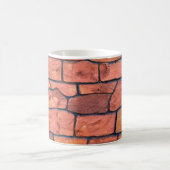 Hintergrund der Vintagen Backstein Wallabstrakt, A Kaffeetasse (Mittel)
