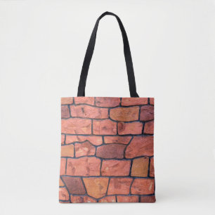 Hintergrund der Vintagen Backstein Wallabstrakt, A Tasche