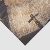 Hintergrund der Vintagen Bibel: 15x20 Seidenpapier (Detail)