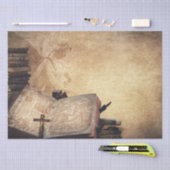 Hintergrund der Vintagen Bibel: 15x20 Seidenpapier (Handwerk)