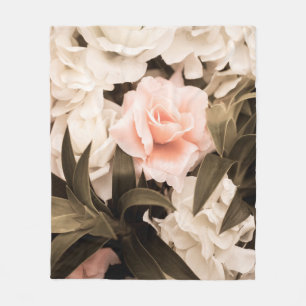 Hintergrund der Vintagen Blume, Hintergrund der pa Fleecedecke