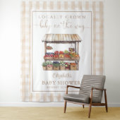 Hintergrund der vor Ort angebauten neutralen Babyd Wandteppich (Beispiel)