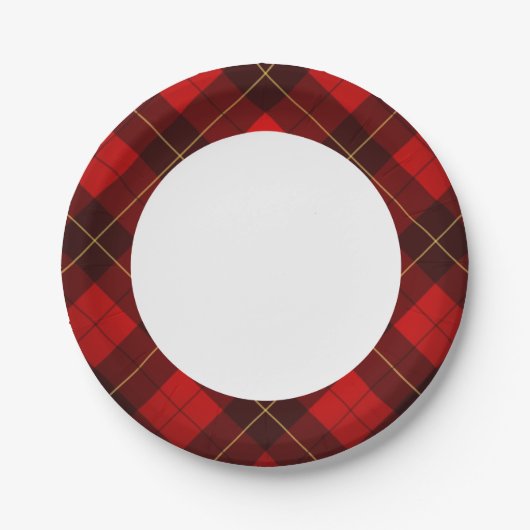 Hintergrund der Wallace Pappteller (Vorderseite)