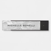 Hintergrund der Wandgestaltung Schlicht Moderne Gr Türschild (Vorderseite )