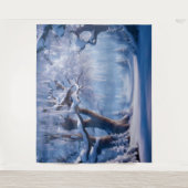 Hintergrund der Wandteppiche des Winterschneewalde (Vorderseite)