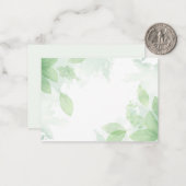 Hintergrund der Wasserfarbe Mitteilungskarte (Vorderseite/Rückseite Beispiel)