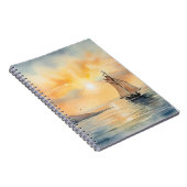 Hintergrund der Wasserfarbe Notizblock (Rechte Seite)