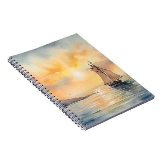 Hintergrund der Wasserfarbe Notizblock (Rechte Seite)