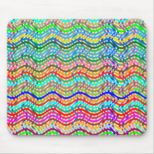 Hintergrund der Wavy Lines Mousepad