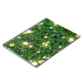 Hintergrund der Weihnachtsbaumdekoration. Vintag G Notizblock (Linke Seite)