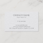 Hintergrund der weißen Damasken Visitenkarte (Rückseite)