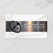 Hintergrund der weißen Metallic-Shine-Textur Visitenkarte (Vorderseite)