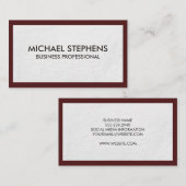 Hintergrund der weißen Textur Visitenkarte (Vorne/Hinten)