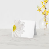Hintergrund der White Daisy Blume - kundenspezifis Karte (Gelbe Blume)