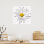 Hintergrund der White Daisy Blume - kundenspezifis Poster (Küche)