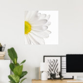 Hintergrund der White Daisy Blume - kundenspezifis Poster (Heimbüro)