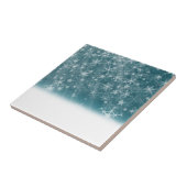 Hintergrund der Winterschneeflocke Fliese (Seite)