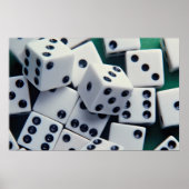 Hintergrund der Würfel Poster (Vorne)