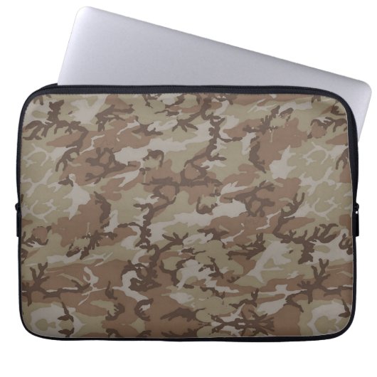 Hintergrund der Wüste Camouflage Laptopschutzhülle (Vorderseite)