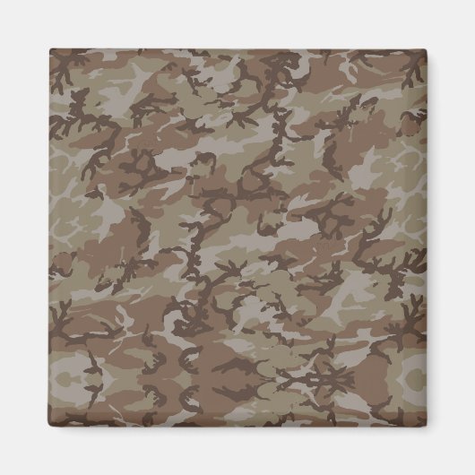 Hintergrund der Wüste Camouflage Magnet (Vorne)