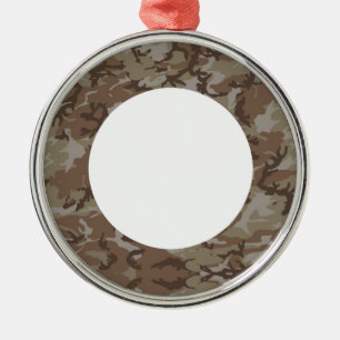 Hintergrund der Wüste Camouflage Ornament Aus Metall